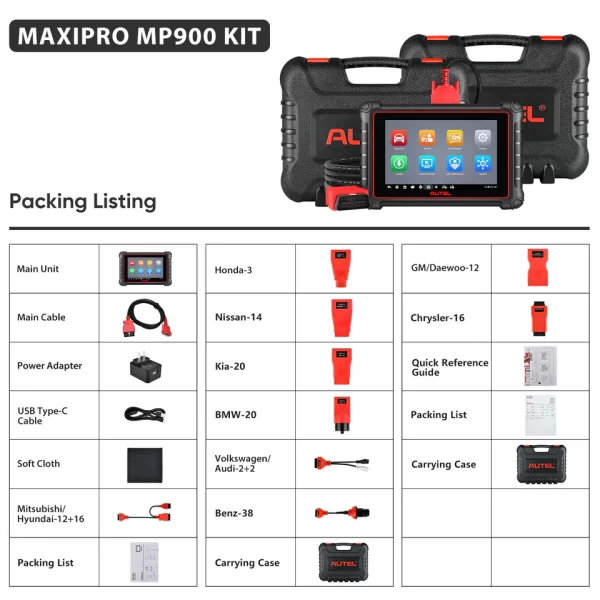 Autel MaxiPRO MP900 Kit